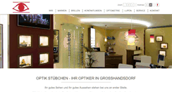 Desktop Screenshot of optik-stuebchen.de