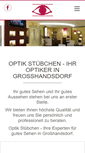 Mobile Screenshot of optik-stuebchen.de