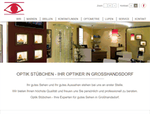 Tablet Screenshot of optik-stuebchen.de